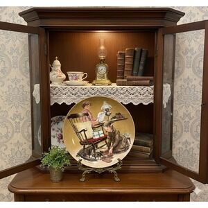 Vintage 1982 Collectors Plate By Don Spaulding "FATHERS DAY"